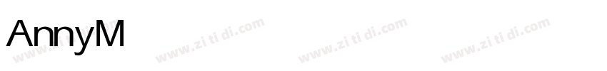 Anny Medium字体转换